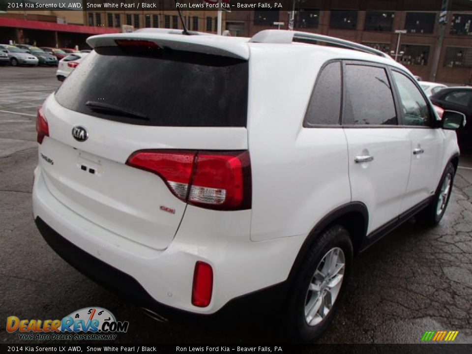2014 Kia Sorento LX AWD Snow White Pearl / Black Photo #8