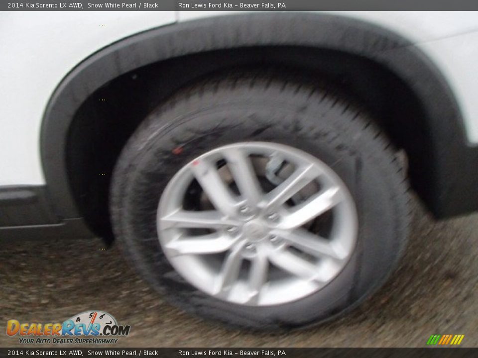 2014 Kia Sorento LX AWD Snow White Pearl / Black Photo #9