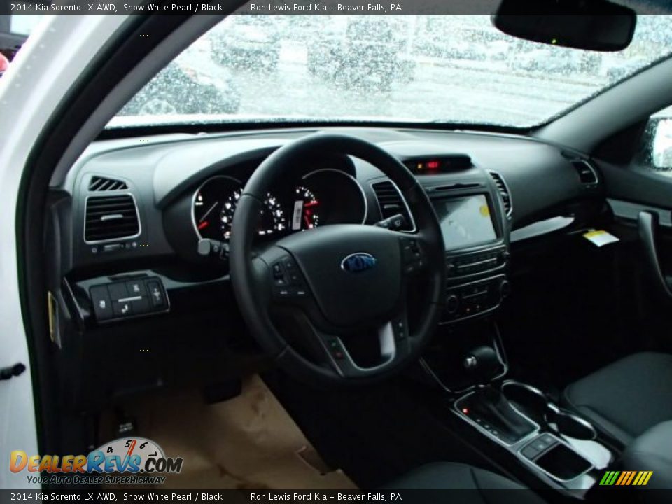 2014 Kia Sorento LX AWD Snow White Pearl / Black Photo #10