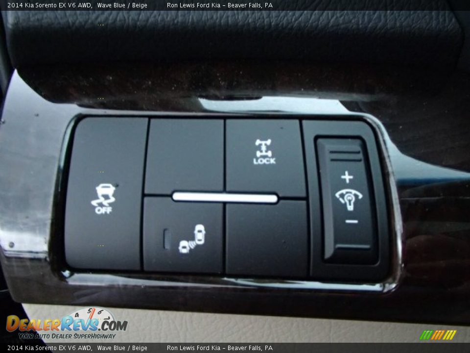 2014 Kia Sorento EX V6 AWD Wave Blue / Beige Photo #16