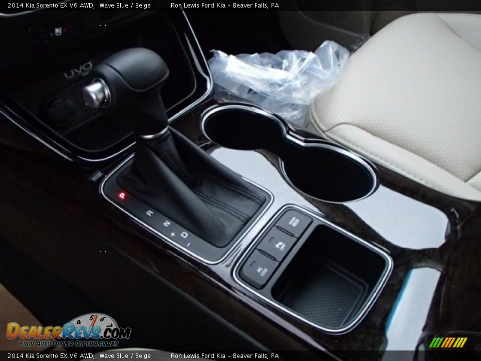2014 Kia Sorento EX V6 AWD Wave Blue / Beige Photo #18