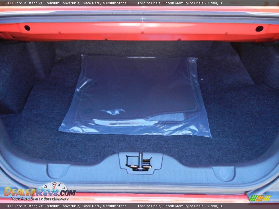 2014 Ford Mustang V6 Premium Convertible Trunk Photo #6