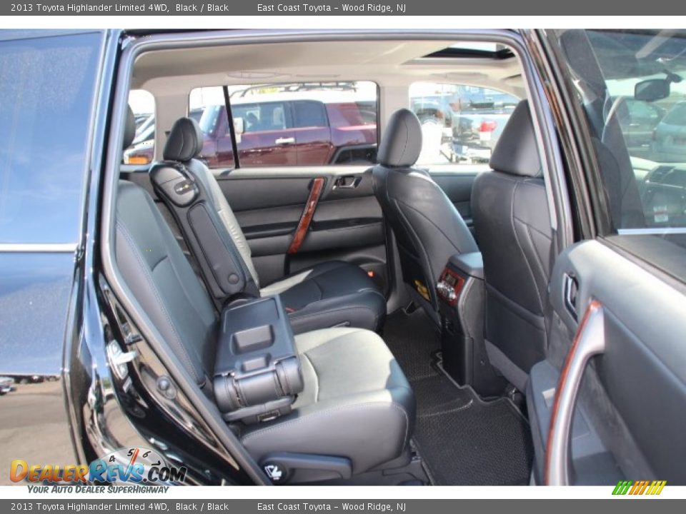 2013 Toyota Highlander Limited 4WD Black / Black Photo #11