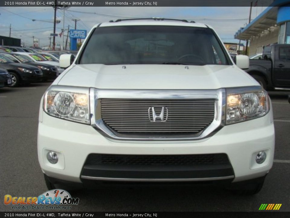 2010 Honda Pilot EX-L 4WD Taffeta White / Gray Photo #2