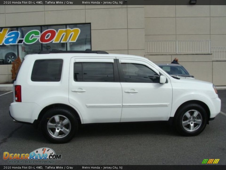 2010 Honda Pilot EX-L 4WD Taffeta White / Gray Photo #3