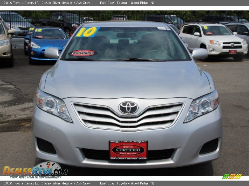 2010 Toyota Camry LE Classic Silver Metallic / Ash Gray Photo #2