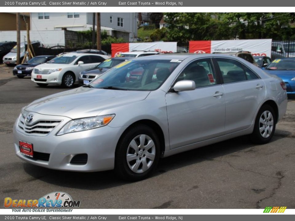 2010 Toyota Camry LE Classic Silver Metallic / Ash Gray Photo #3