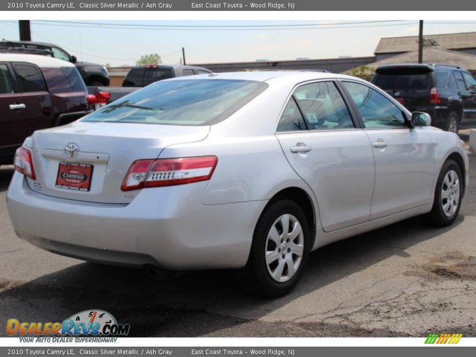 2010 Toyota Camry LE Classic Silver Metallic / Ash Gray Photo #4