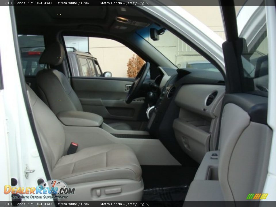 2010 Honda Pilot EX-L 4WD Taffeta White / Gray Photo #9