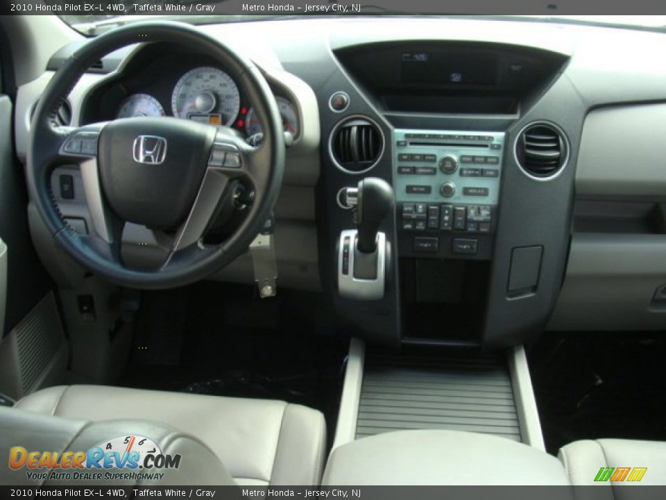 2010 Honda Pilot EX-L 4WD Taffeta White / Gray Photo #10