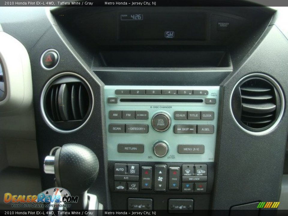 2010 Honda Pilot EX-L 4WD Taffeta White / Gray Photo #12