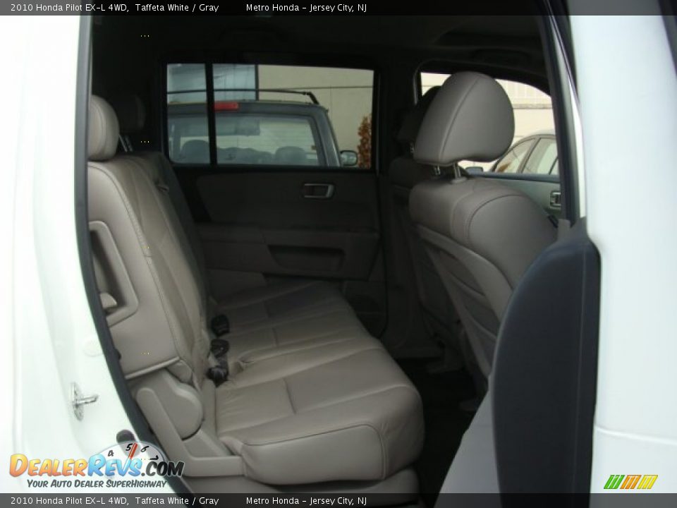 2010 Honda Pilot EX-L 4WD Taffeta White / Gray Photo #13