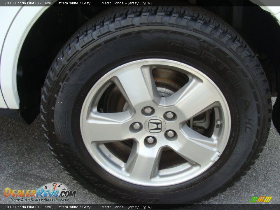 2010 Honda Pilot EX-L 4WD Taffeta White / Gray Photo #15