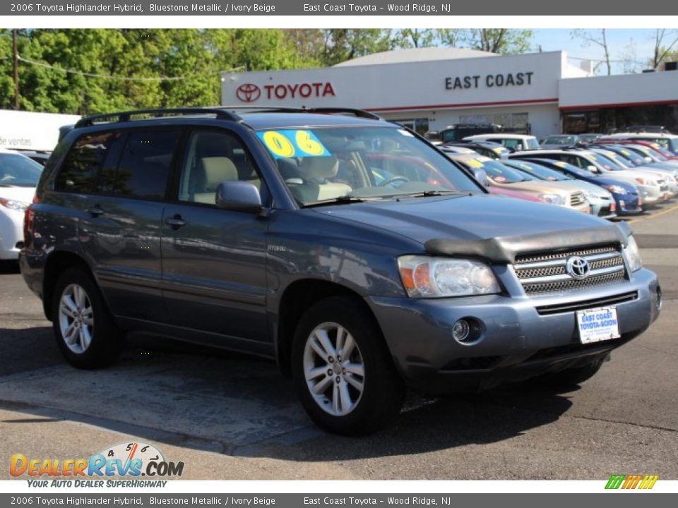 2006 Toyota Highlander Hybrid Bluestone Metallic / Ivory Beige Photo #1