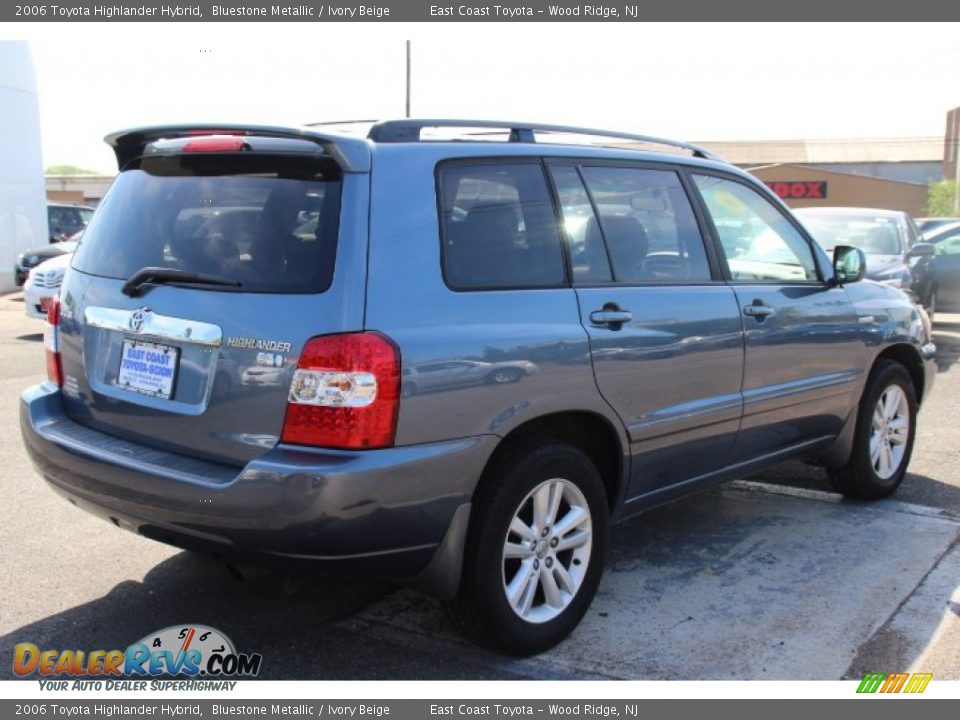 2006 Toyota Highlander Hybrid Bluestone Metallic / Ivory Beige Photo #4