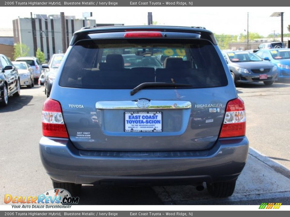 2006 Toyota Highlander Hybrid Bluestone Metallic / Ivory Beige Photo #5