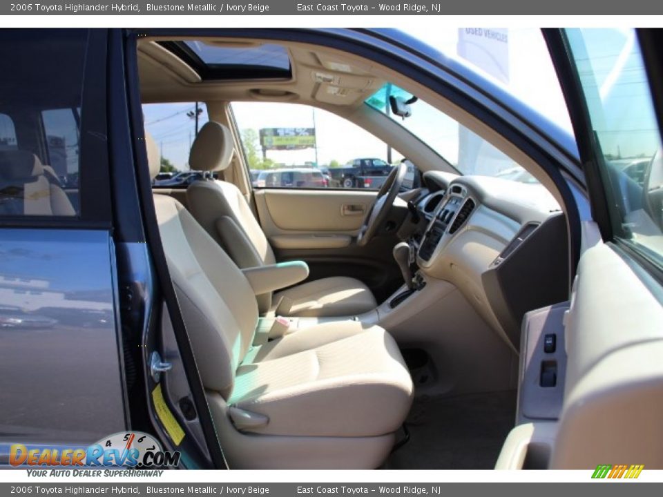 2006 Toyota Highlander Hybrid Bluestone Metallic / Ivory Beige Photo #8
