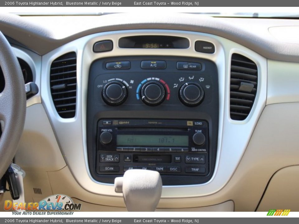2006 Toyota Highlander Hybrid Bluestone Metallic / Ivory Beige Photo #10