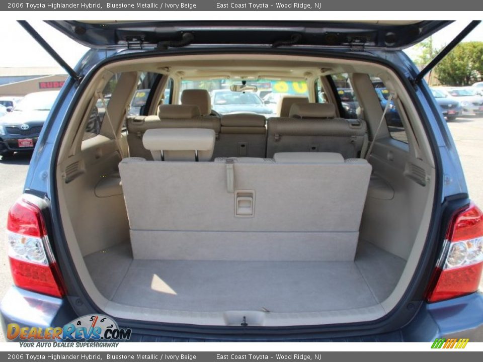 2006 Toyota Highlander Hybrid Bluestone Metallic / Ivory Beige Photo #12