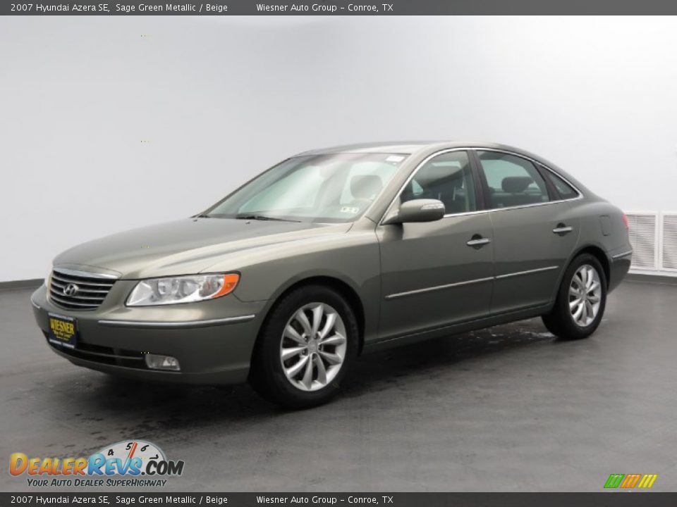 2007 Hyundai Azera SE Sage Green Metallic / Beige Photo #1