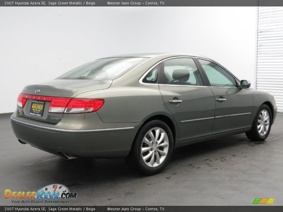 2007 Hyundai Azera SE Sage Green Metallic / Beige Photo #3