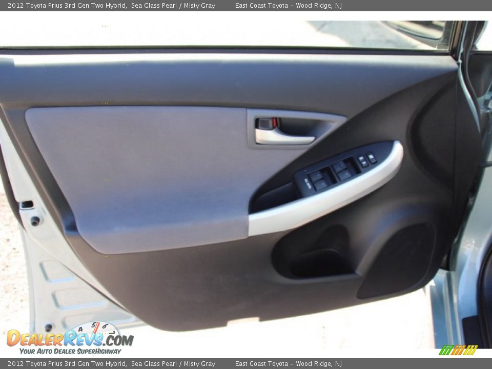 2012 Toyota Prius 3rd Gen Two Hybrid Sea Glass Pearl / Misty Gray Photo #6