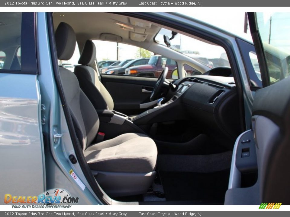2012 Toyota Prius 3rd Gen Two Hybrid Sea Glass Pearl / Misty Gray Photo #8