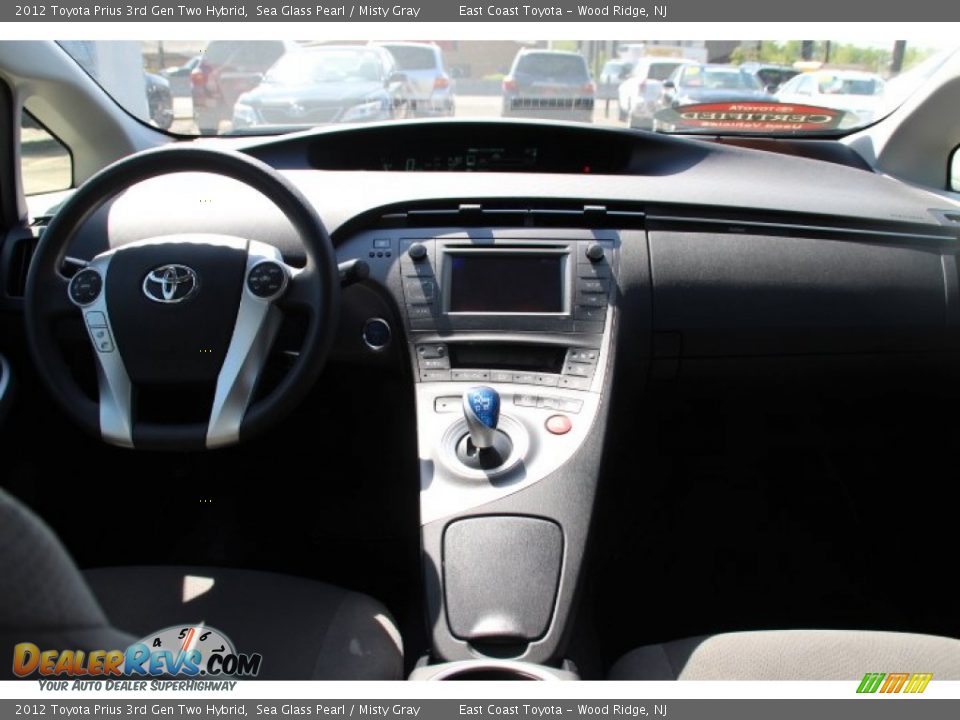 2012 Toyota Prius 3rd Gen Two Hybrid Sea Glass Pearl / Misty Gray Photo #9