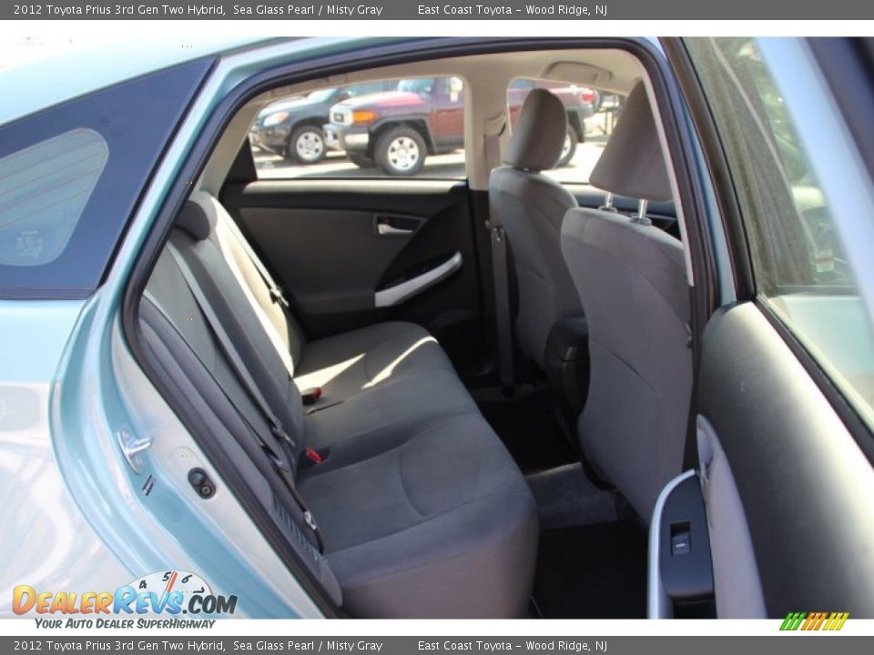 2012 Toyota Prius 3rd Gen Two Hybrid Sea Glass Pearl / Misty Gray Photo #12