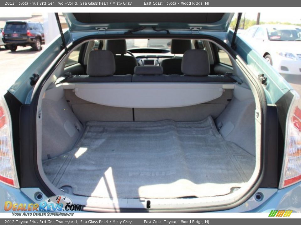 2012 Toyota Prius 3rd Gen Two Hybrid Sea Glass Pearl / Misty Gray Photo #13
