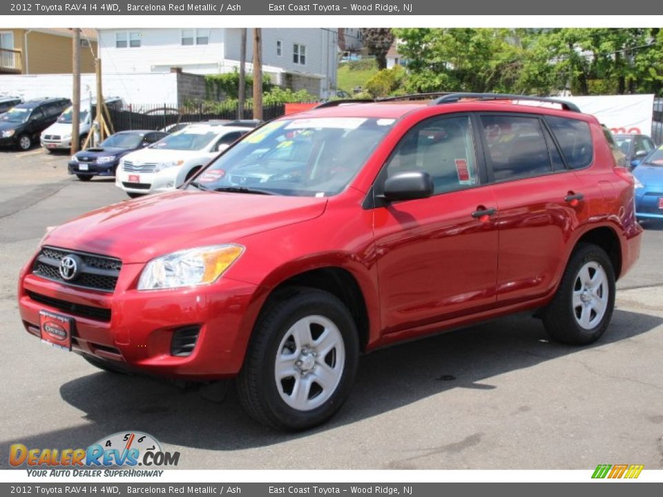 2012 Toyota RAV4 I4 4WD Barcelona Red Metallic / Ash Photo #3