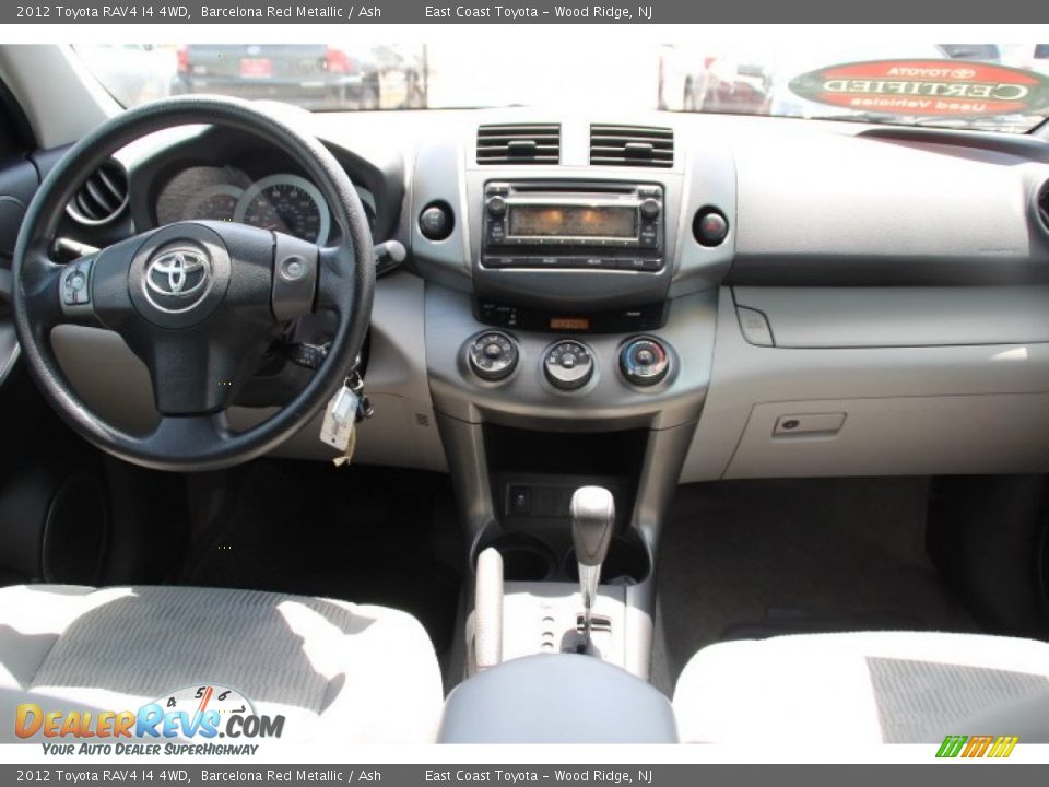 2012 Toyota RAV4 I4 4WD Barcelona Red Metallic / Ash Photo #9
