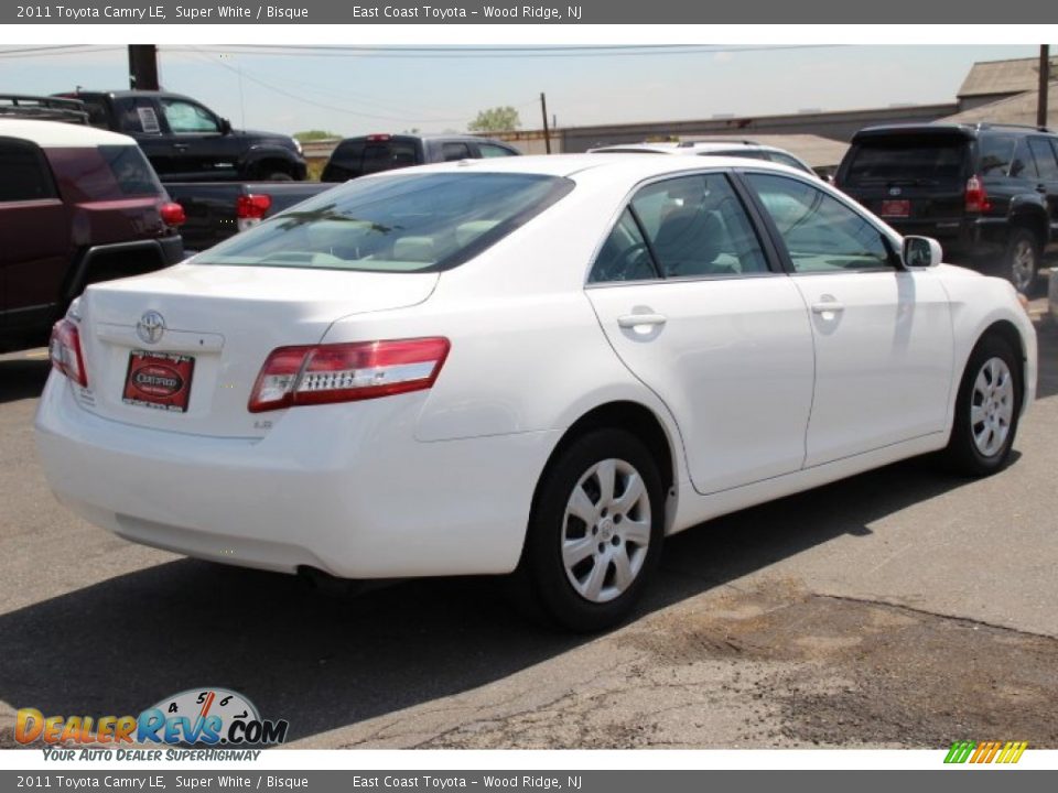 2011 Toyota Camry LE Super White / Bisque Photo #4