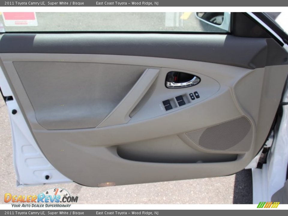 2011 Toyota Camry LE Super White / Bisque Photo #6