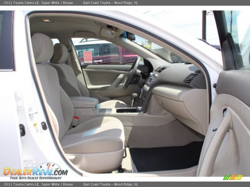 2011 Toyota Camry LE Super White / Bisque Photo #8