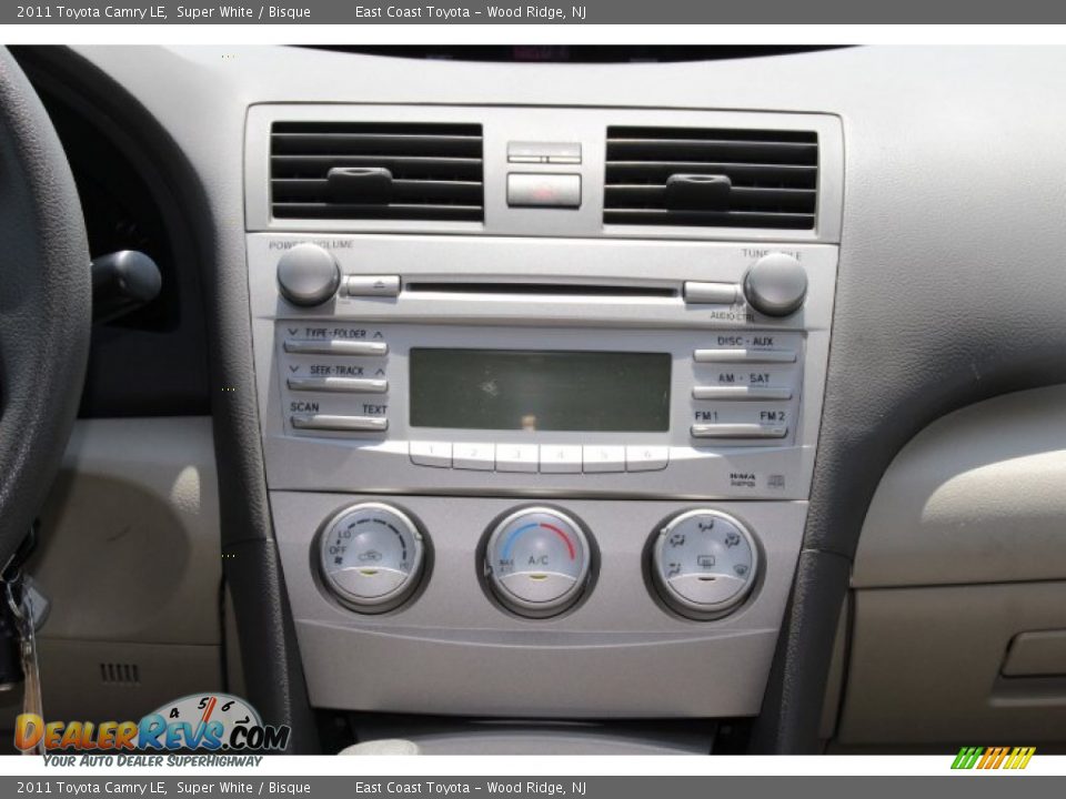 2011 Toyota Camry LE Super White / Bisque Photo #10