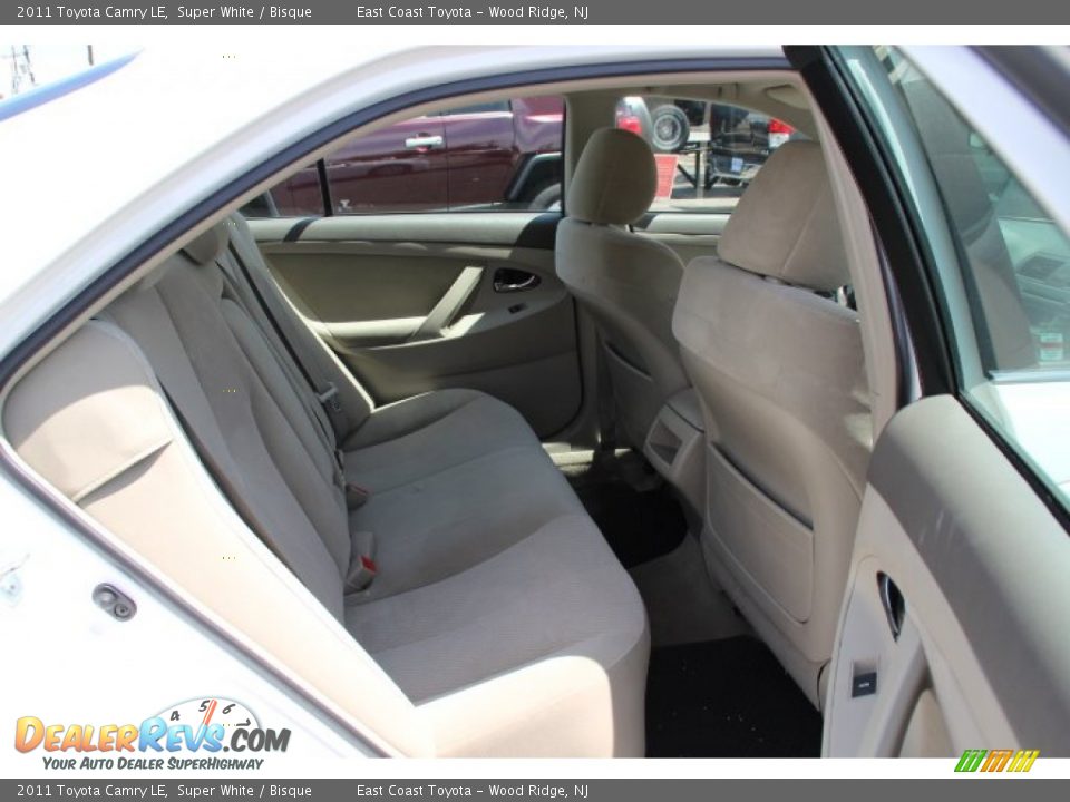 2011 Toyota Camry LE Super White / Bisque Photo #11