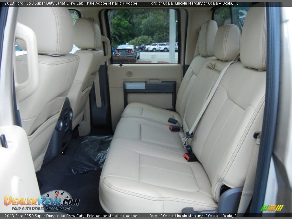 Rear Seat of 2013 Ford F350 Super Duty Lariat Crew Cab Photo #8