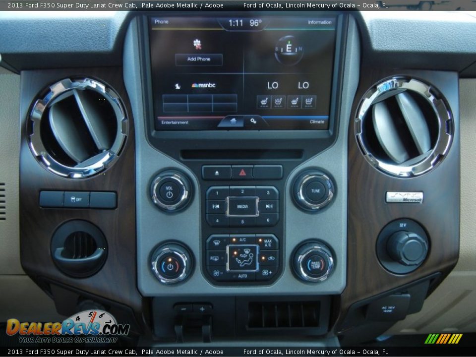 Controls of 2013 Ford F350 Super Duty Lariat Crew Cab Photo #11