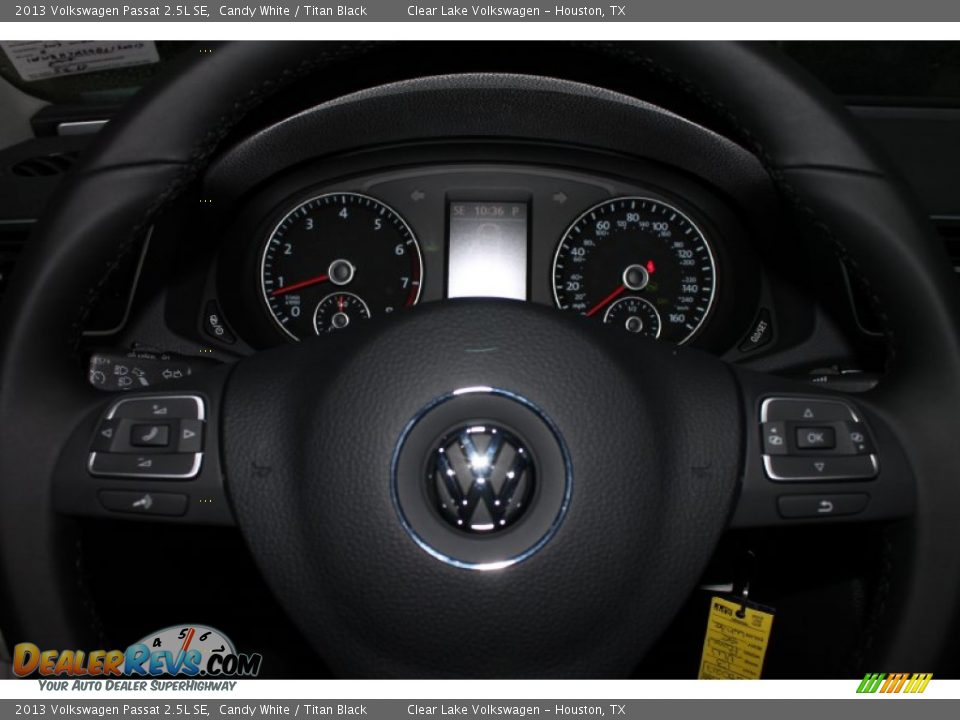 2013 Volkswagen Passat 2.5L SE Candy White / Titan Black Photo #20