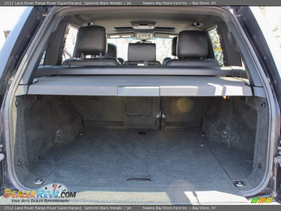 2012 Land Rover Range Rover Supercharged Santorini Black Metallic / Jet Photo #21