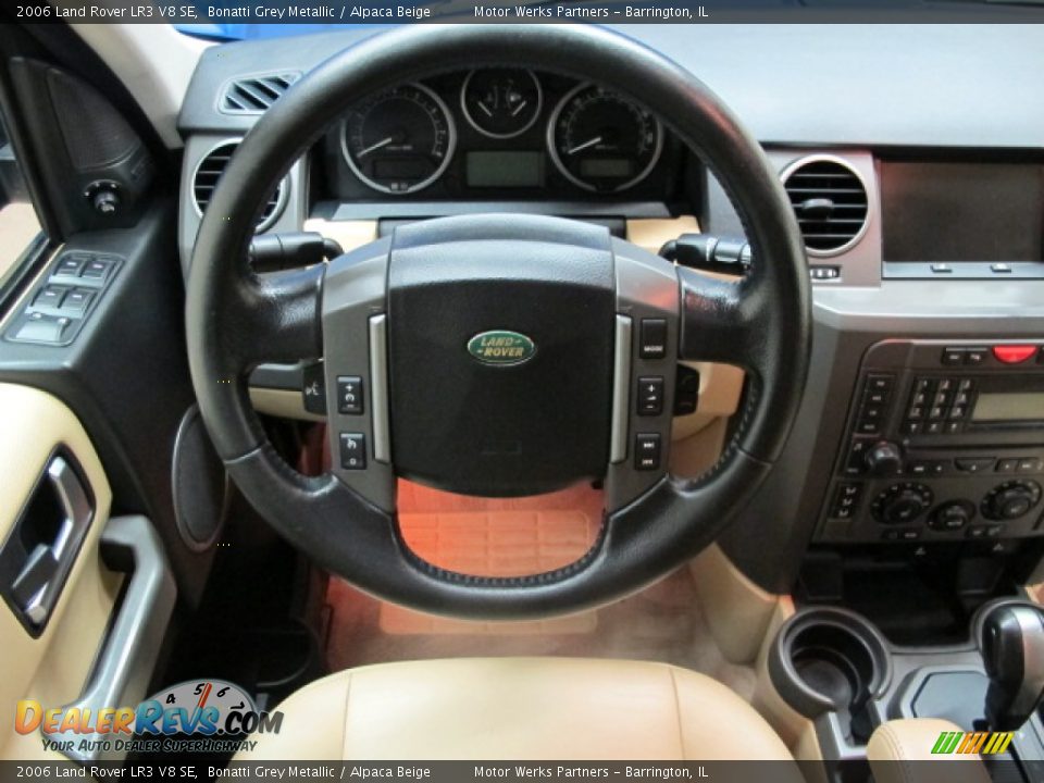 2006 Land Rover LR3 V8 SE Steering Wheel Photo #22
