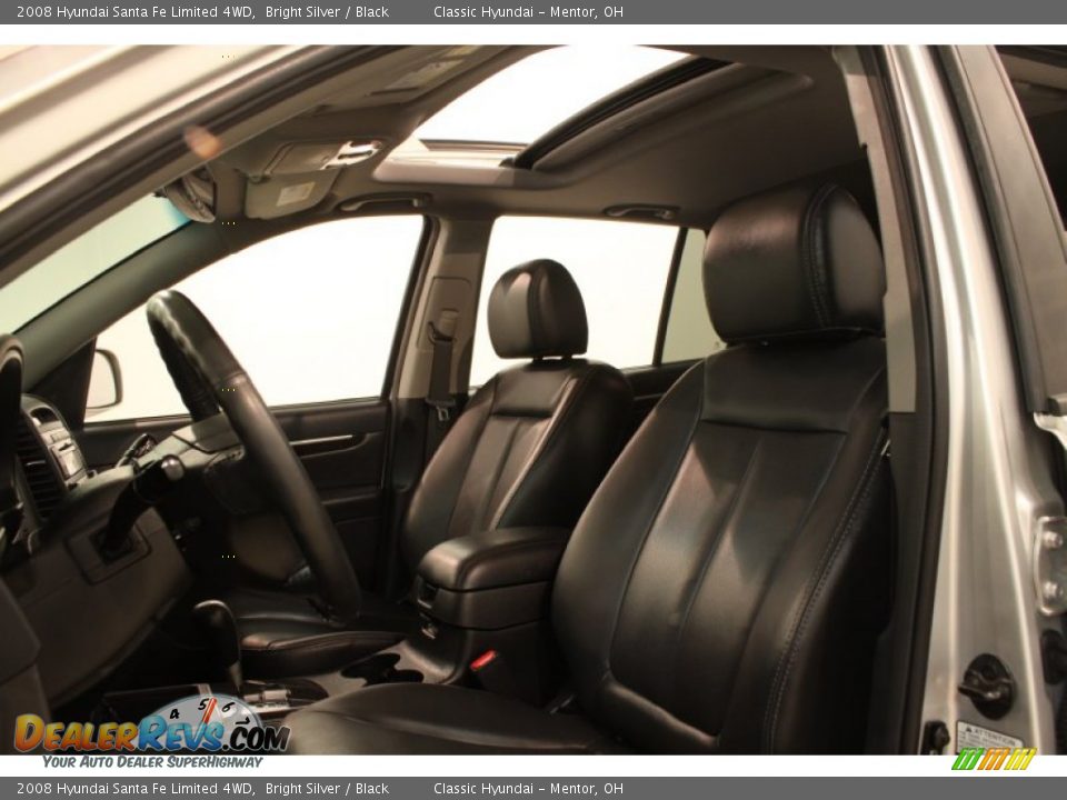 2008 Hyundai Santa Fe Limited 4WD Bright Silver / Black Photo #5