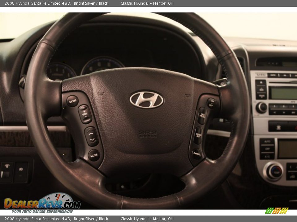 2008 Hyundai Santa Fe Limited 4WD Bright Silver / Black Photo #6