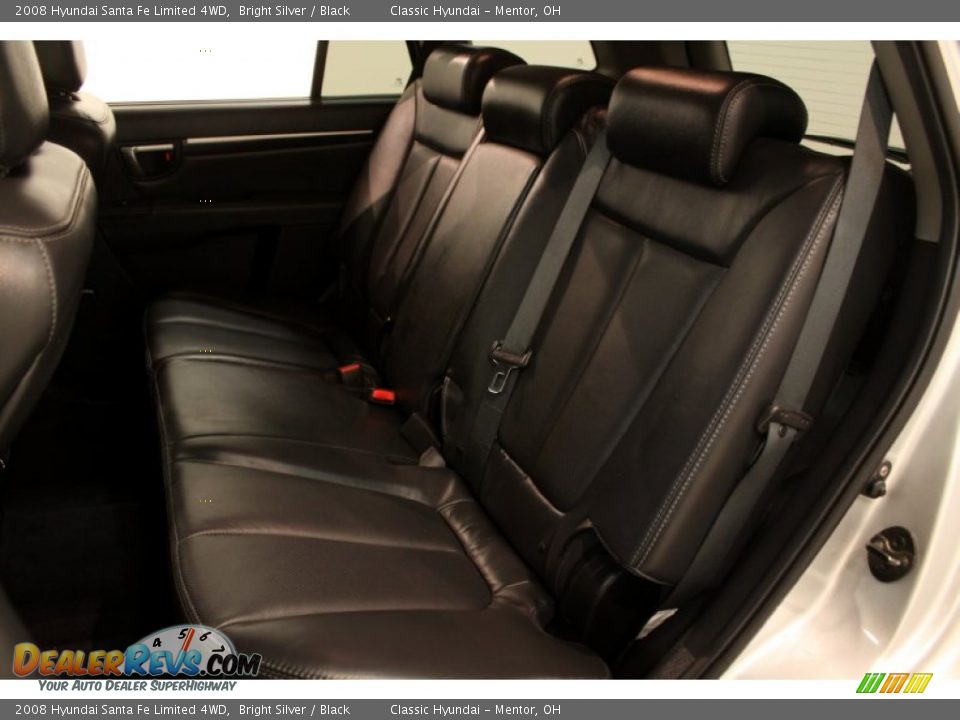 2008 Hyundai Santa Fe Limited 4WD Bright Silver / Black Photo #12