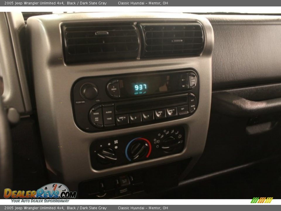 2005 Jeep Wrangler Unlimited 4x4 Black / Dark Slate Gray Photo #8