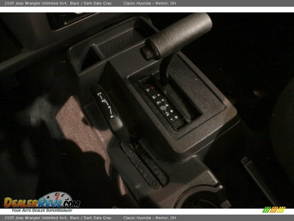 2005 Jeep Wrangler Unlimited 4x4 Black / Dark Slate Gray Photo #9