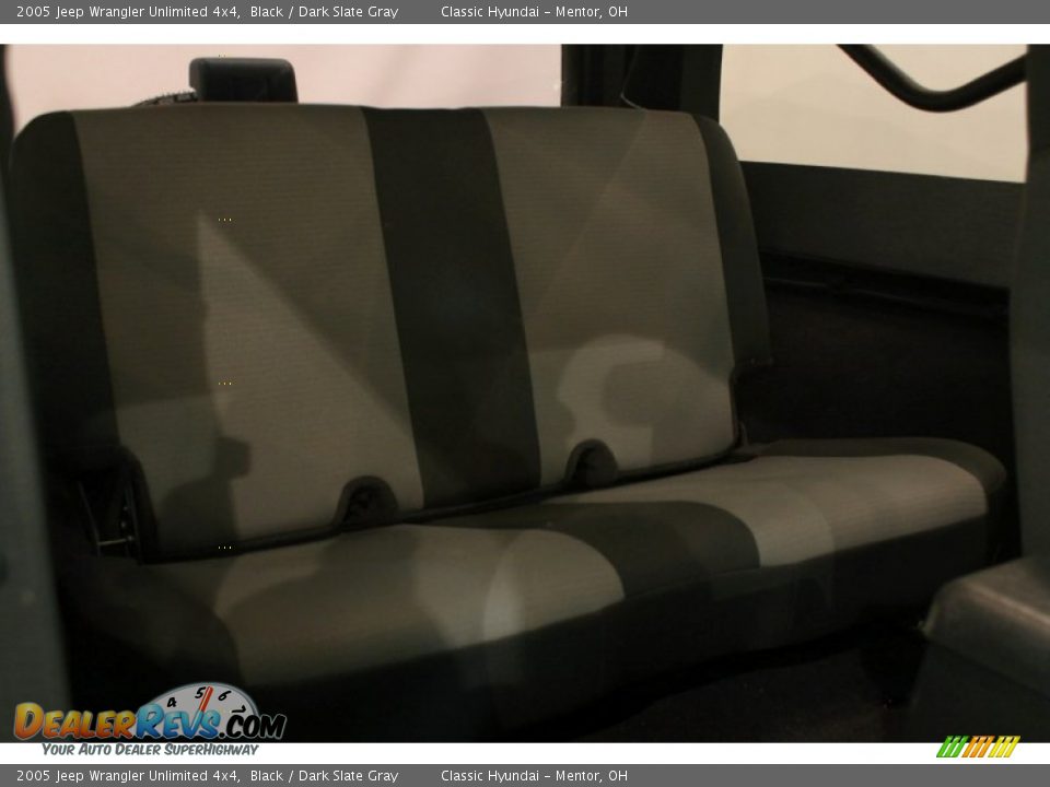 2005 Jeep Wrangler Unlimited 4x4 Black / Dark Slate Gray Photo #11