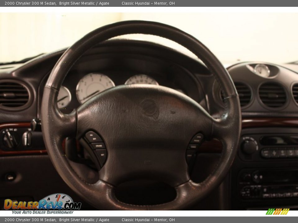 2000 Chrysler 300 M Sedan Bright Silver Metallic / Agate Photo #7