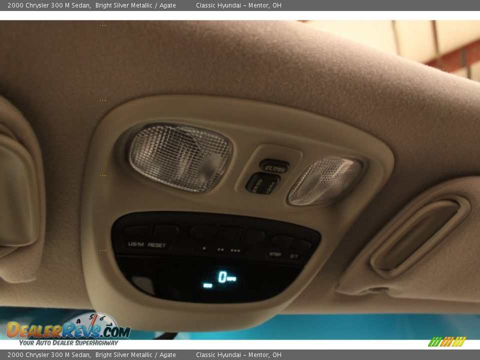 2000 Chrysler 300 M Sedan Bright Silver Metallic / Agate Photo #9